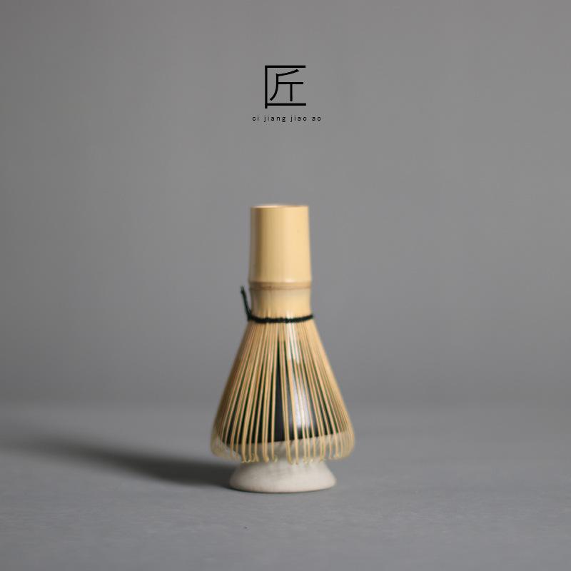 1-4 Cái/bộ Truyền Thống Matcha Giftset Tre Matcha Đánh Muỗng Ceremic Matcha Bát Đánh Giá Đỡ Matcha