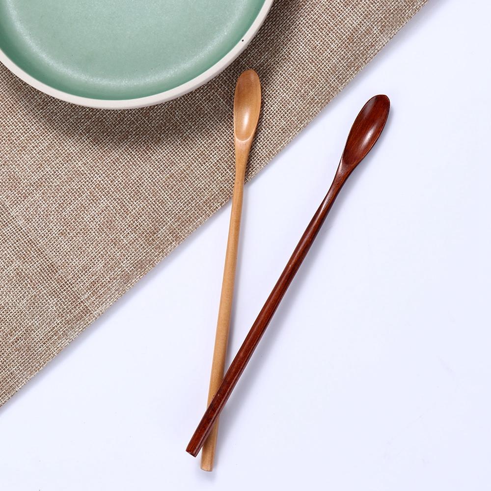 Muỗng Gỗ Cán Dài Đa Dụng Cho Nhà Bếp