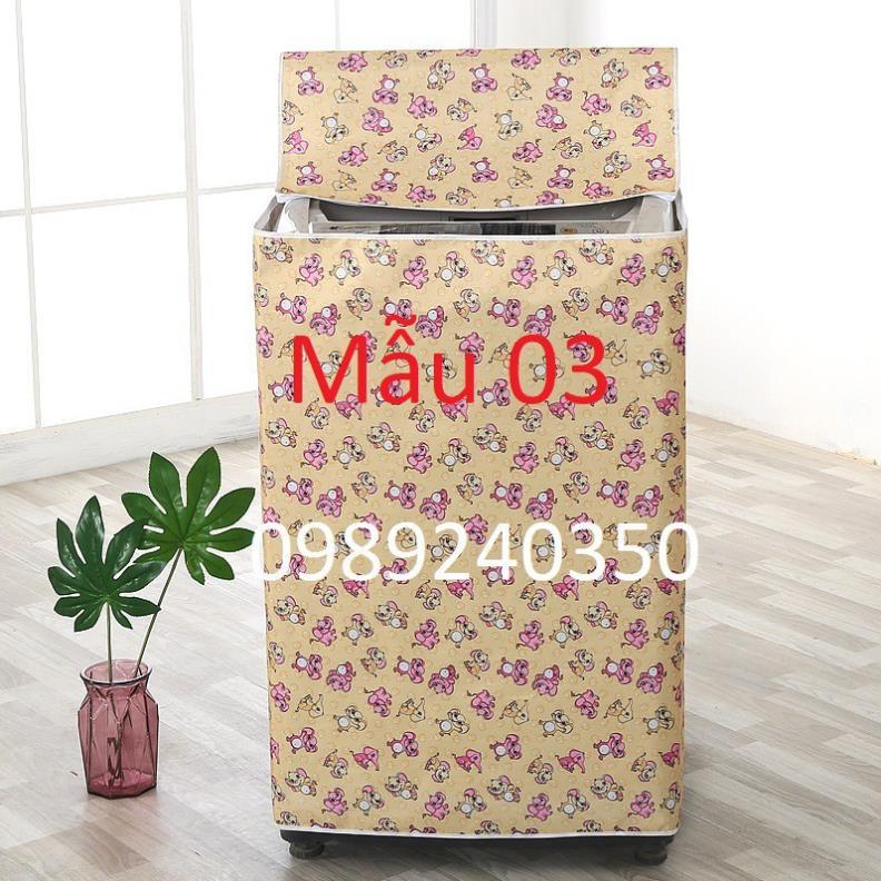 Vỏ bọc, áo trùm máy giặt lồng đứng chất tốt loại to 8kg, 9kg, 10kg,11kg LOẠI TỐT