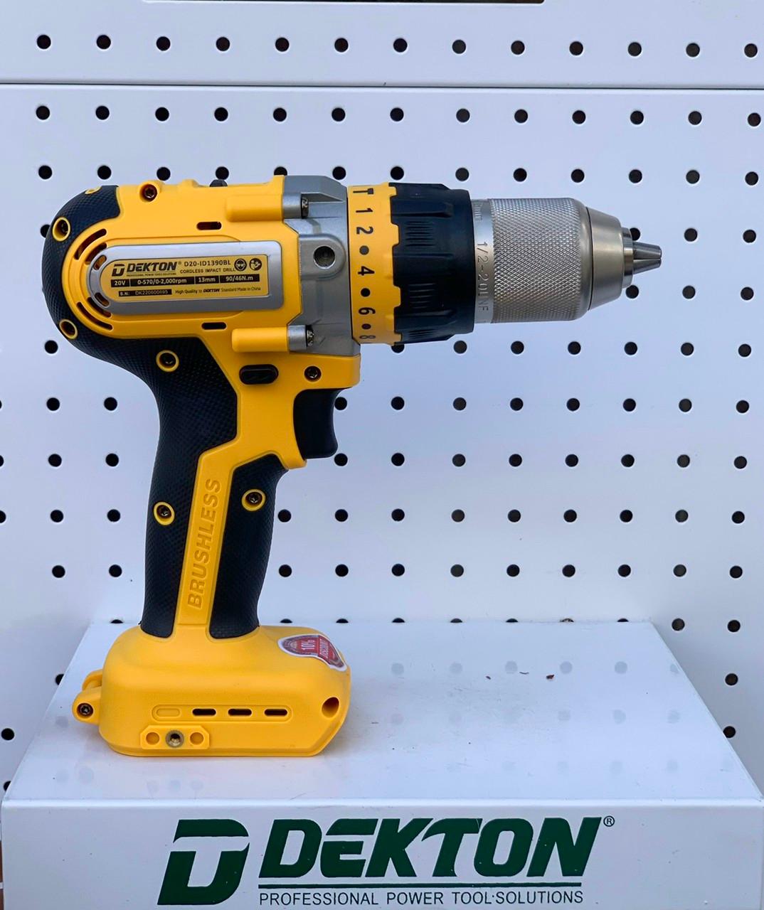 MÁY KHOAN PIN 18-21V 13MM DEKTON D20-ID1390BL - HÀNG CHÍNH HÃNG