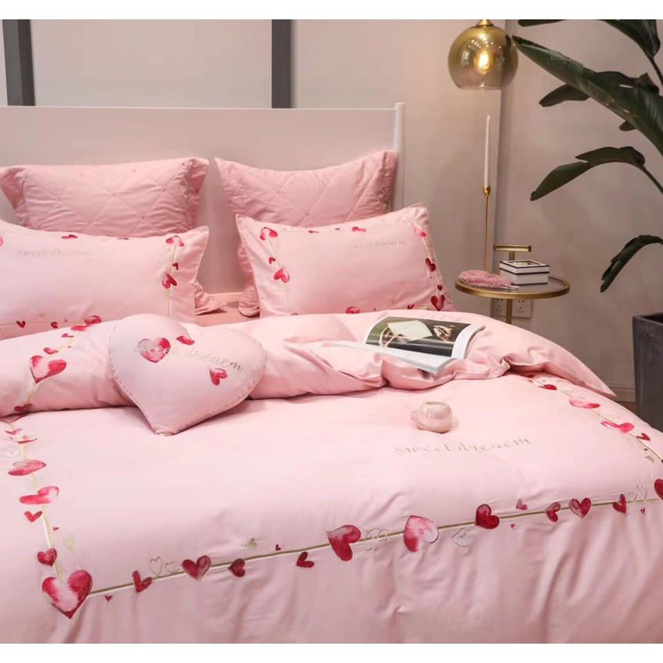 Bộ chăn ga gối SWEET DREAM lụa