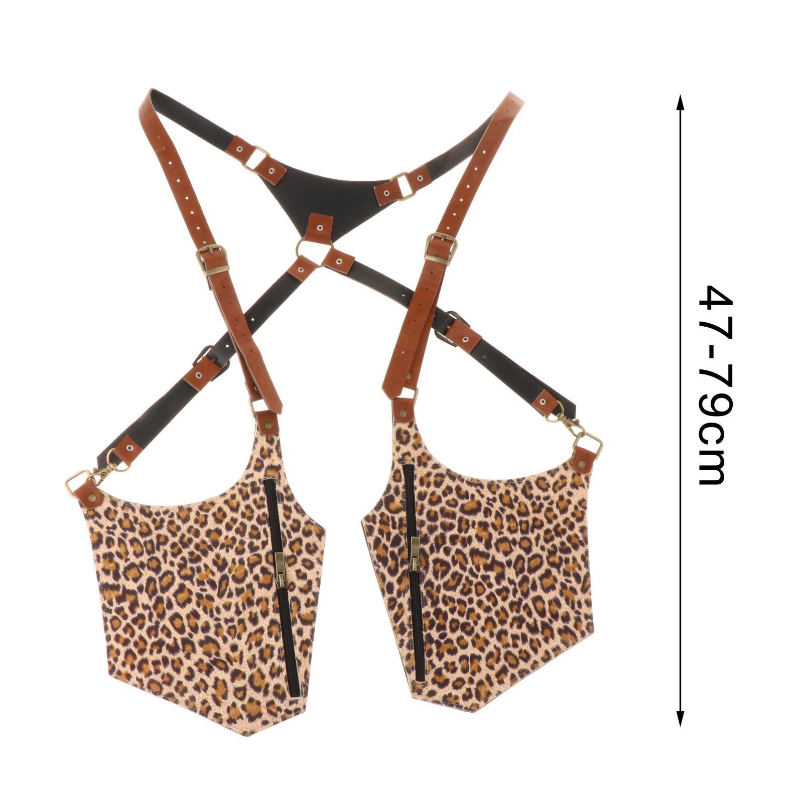 Fashion Underarm Shoulder Bag, Adjustable Portable Organizer PU Double Shoulder Pouch Purse Wallet Bag for Outdoor Activities