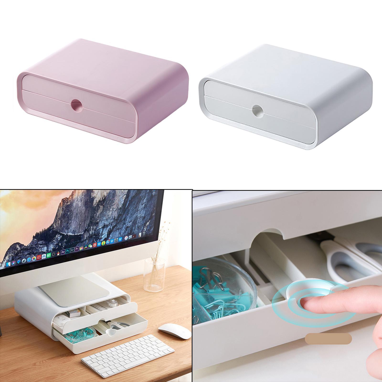 2Pcs Monitor Stand Riser Monitor Riser Monitor Laptop Stand Ergonomic Tidy