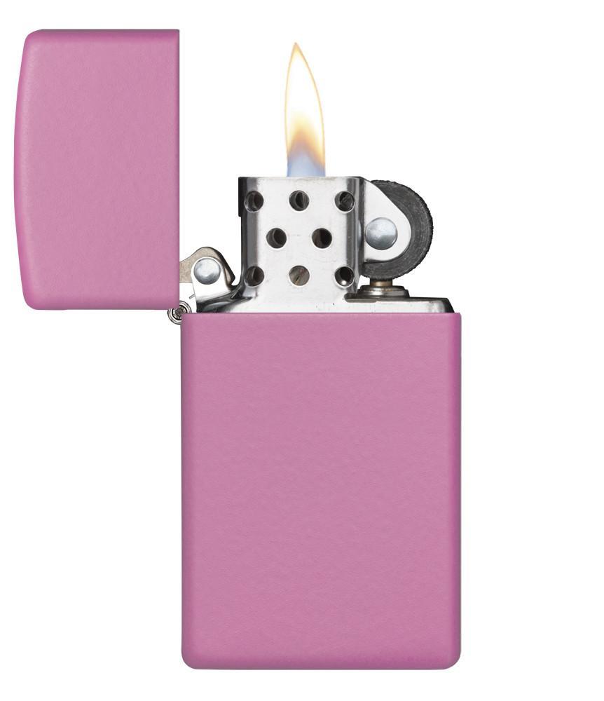 Bật Lửa Zippo Slim Pink Matte 1638