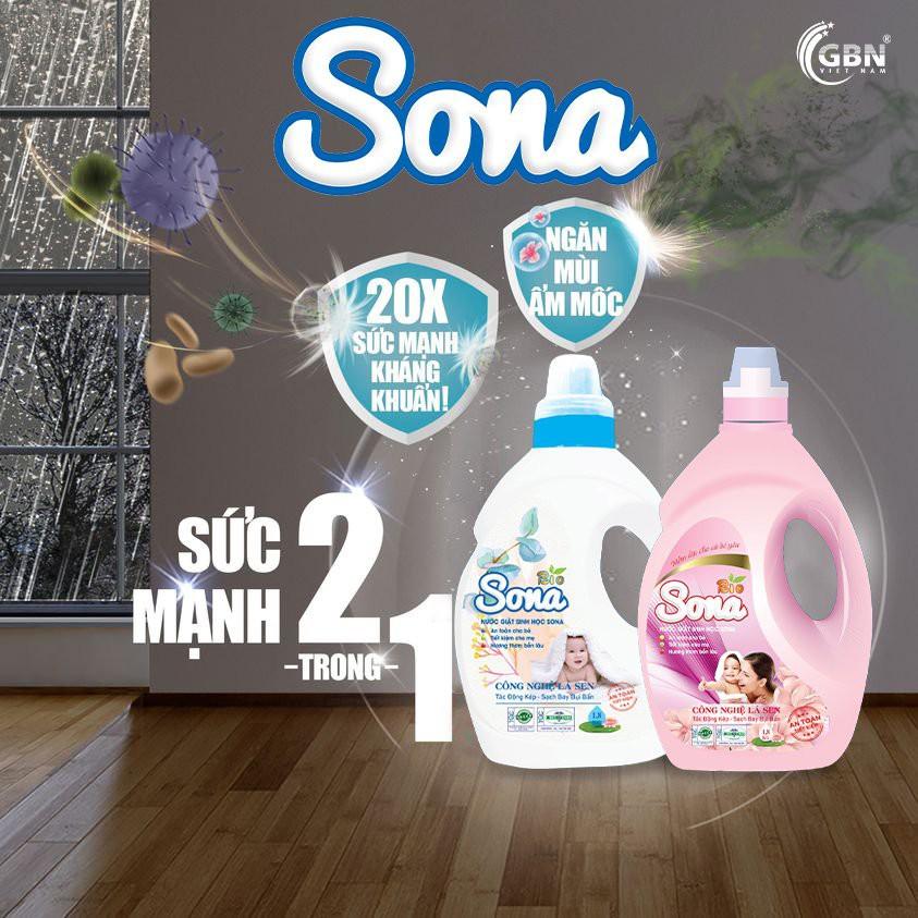 Nước Giặt SoNa 3.6kg Hương Anh Đào