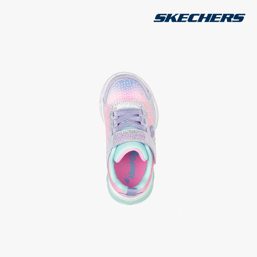 SKECHERS - Giày thể thao bé gái thắt dây Flutter Heart Lights Simply Love 302315N