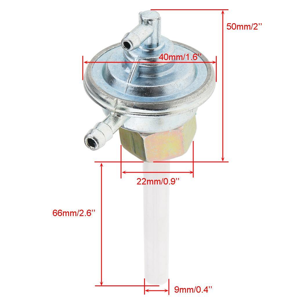6x Fuel Switch Pump Valve Petcock for GY6 50cc 125cc 150cc 250cc Moped ATV