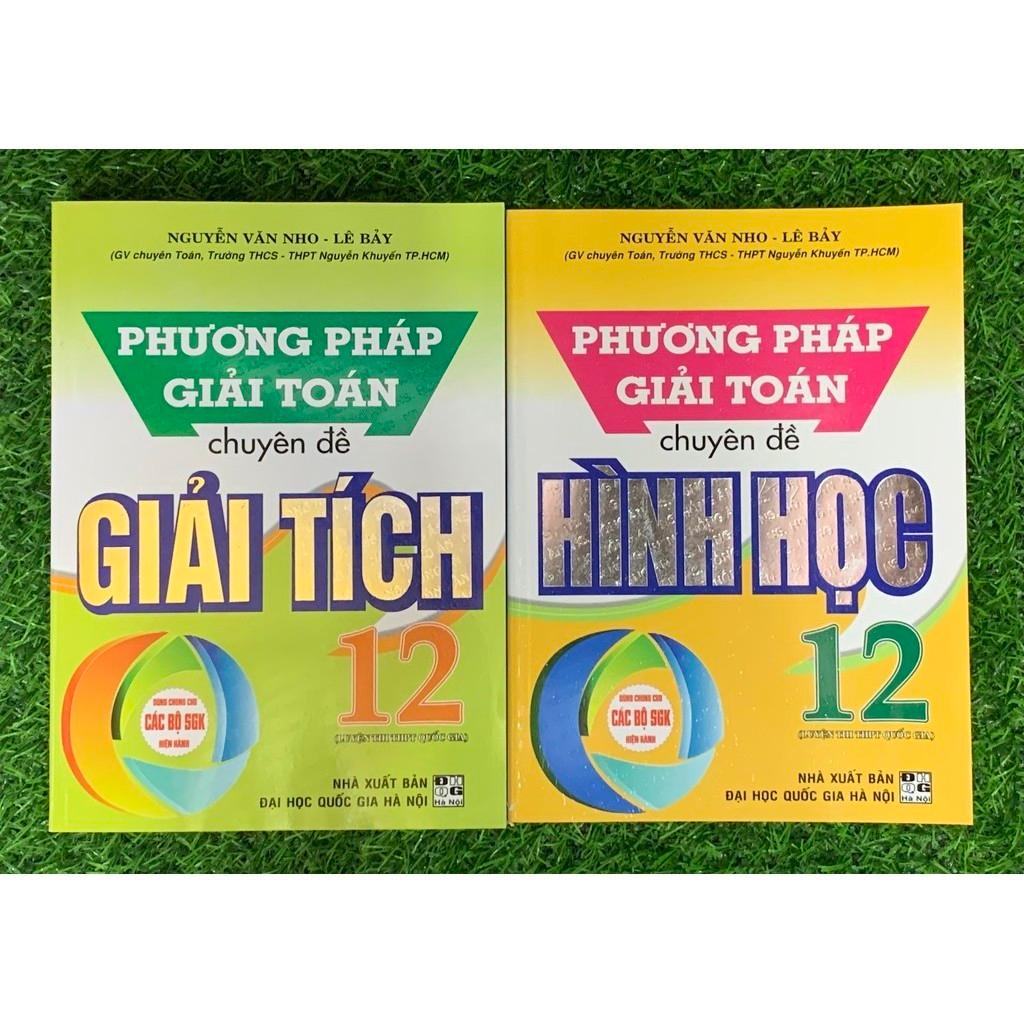 Sách - (Combo 2 cuốn) Phương Pháp Giải Toán Chuyên Đề Đại Số Và Giải Tích 12 + Hình Học 12 (HA-MK1)