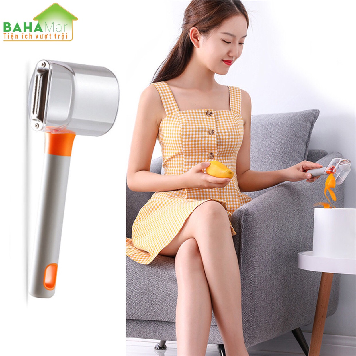 CỐC GỌT CỦ QUẢ, TRÁI CÂY ĐA NĂNG TỰ GOM GỌN VỎ "BAHAMAR" rất thuận tiện trong sử dụng, là dụng cụ cần thiết mỗi gia đình. Có thể mang theo đi du lịch, cắm trại