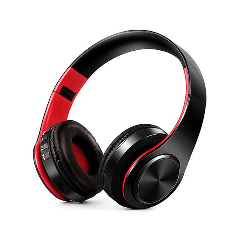Tai Nghe Bluetooth Tai Nghe Không Dây 3D Tai Nghe Stereo Hỗ Trợ Thẻ TF 3.5Mm Tai Nghe Dành Cho Điện Thoại Di Động Có Thể Gấp Gọn Tai Nghe