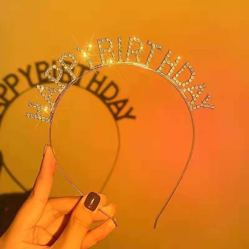 Cài tóc thời trang nữ happy birthday BDS111