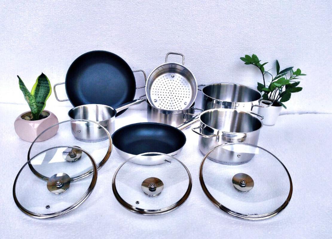 Bộ nồi Elobalay 7PCS 7 món tiện dụng cho nấu ăn - Gokitchen - Hàng chính hãng