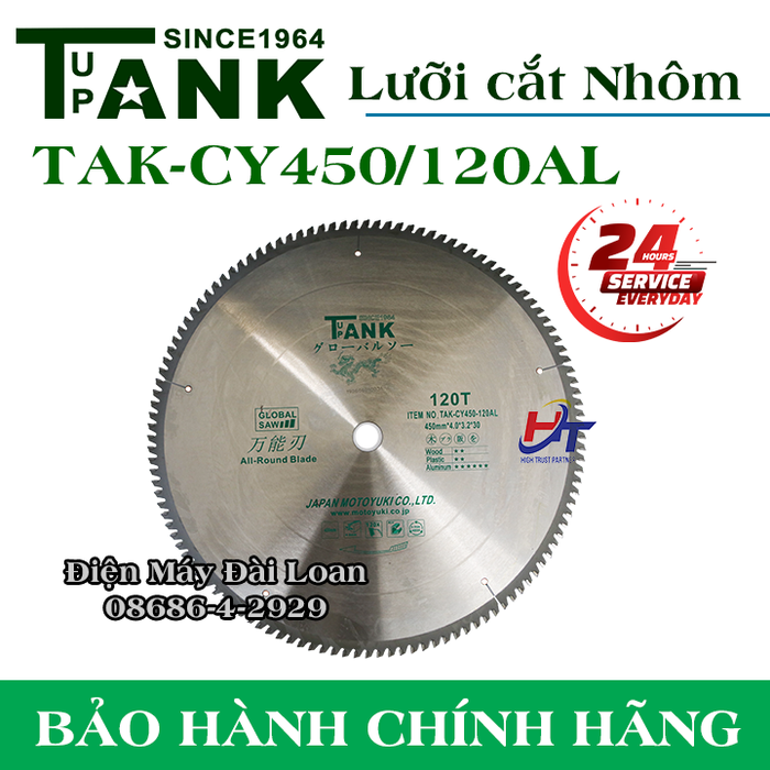 Lưỡi cắt nhôm Thái lan TAK 450mm