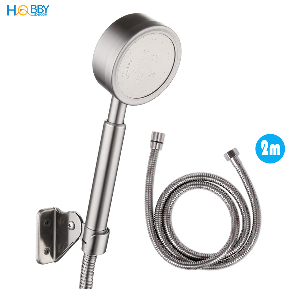 Vòi Hoa Sen Cầm Tay Tăng Áp Và Dây Sen Inox 304 Hobby Home Decor Bst2 - 2M
