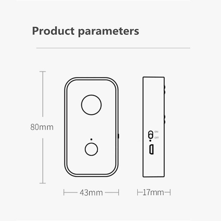 Máy Dò Hồng Ngoại Đa Năng Xiaomi Smoovie Chống Trộm- Hệ sinh thái Xiaomi - Hàng nhập khẩu
