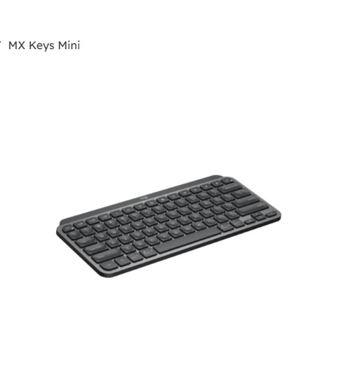 Bàn phím KHÔNG DÂY phát sáng tối giản với các phím emoji và đọc chính tả LogitechMX Keys Mini - HÀNG CHÍNH HÃNG