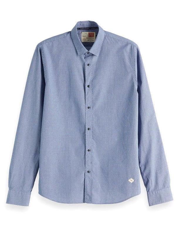 Áo Sơ Mi SCOTCH &amp;amp; SODA  Chic Shirt With Mini Jacquard Pattern - SIZE L-XL