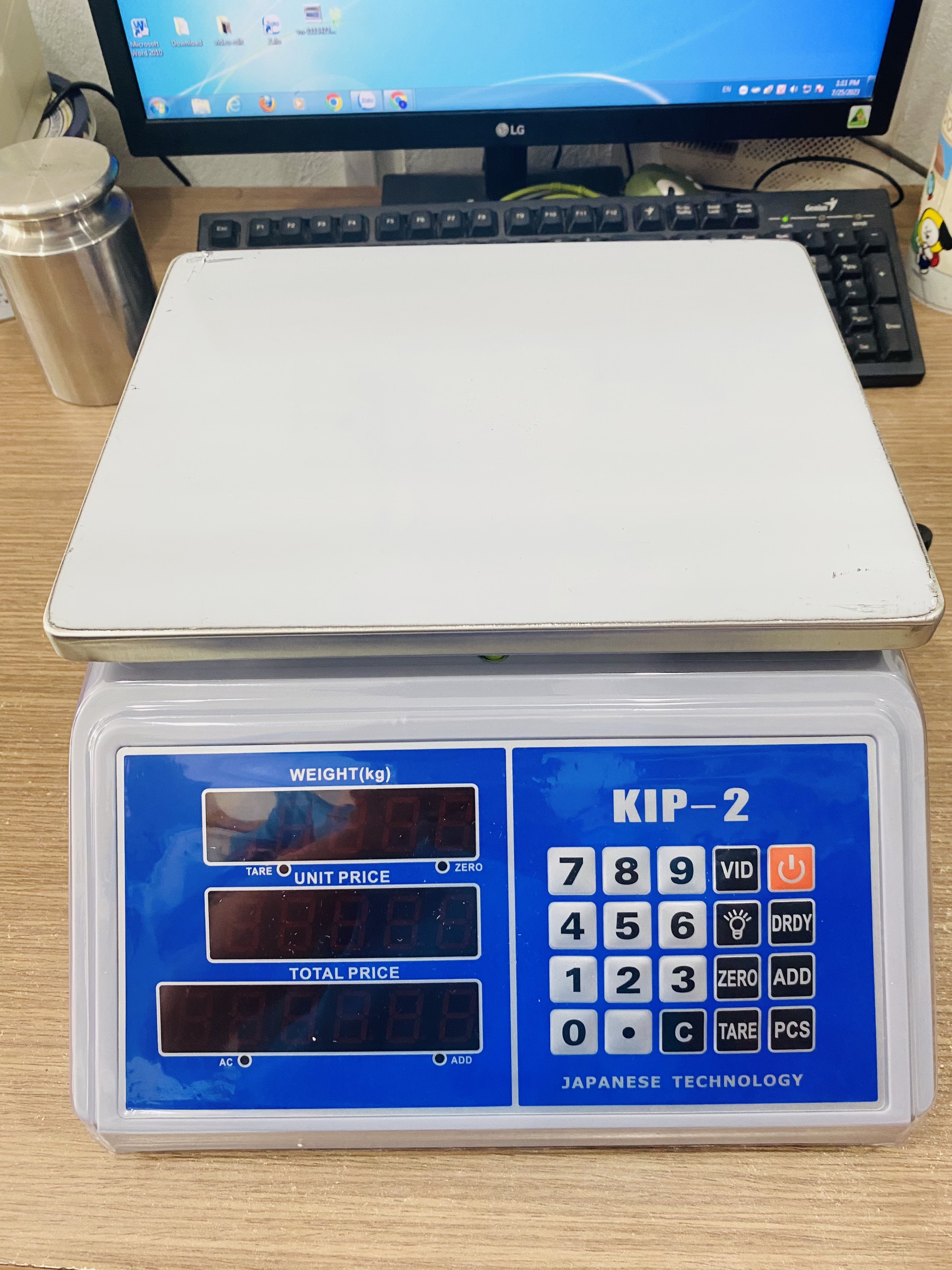 Cân điện tử tính tiền CHỐNG NƯỚC 30kg KIP-2