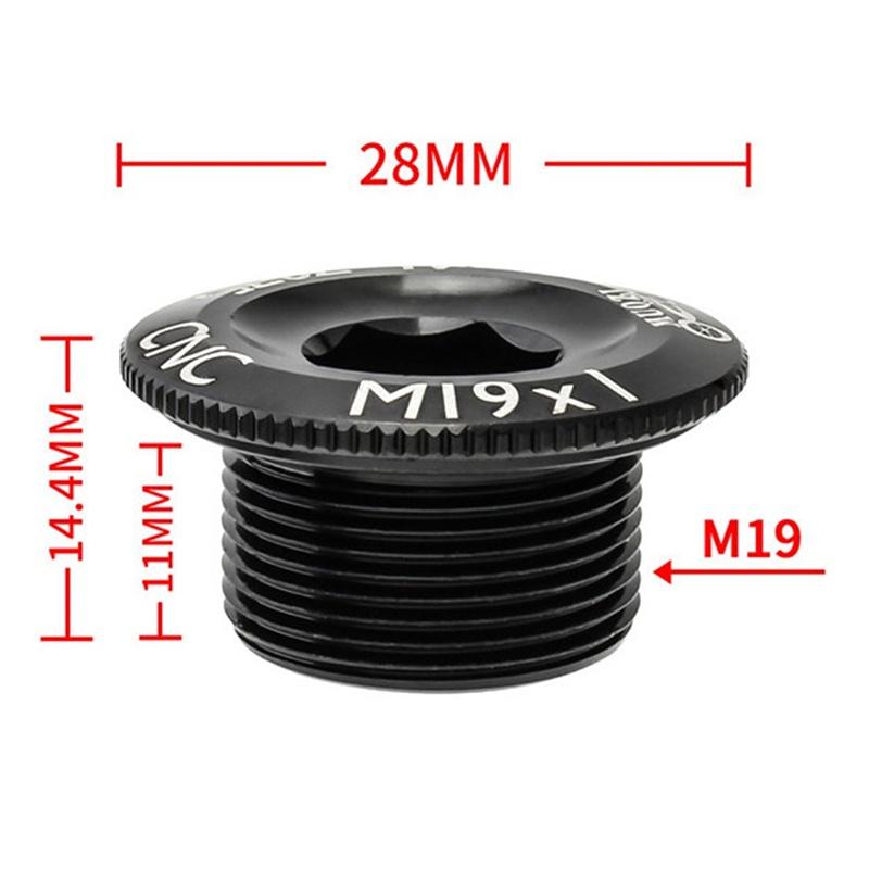 Nắp đậy trục xích xe đạp M19 bằng hợp kim nhôm