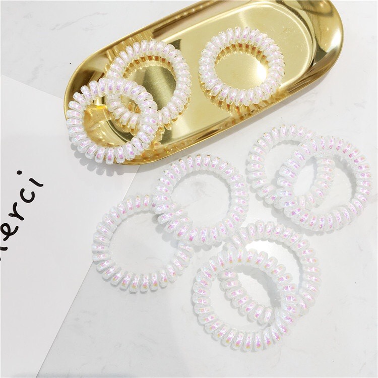 Dây Buộc Tóc Cao Su Co Giãn - Dây Cột Tóc Hologram Thời Trang Cho Nữ