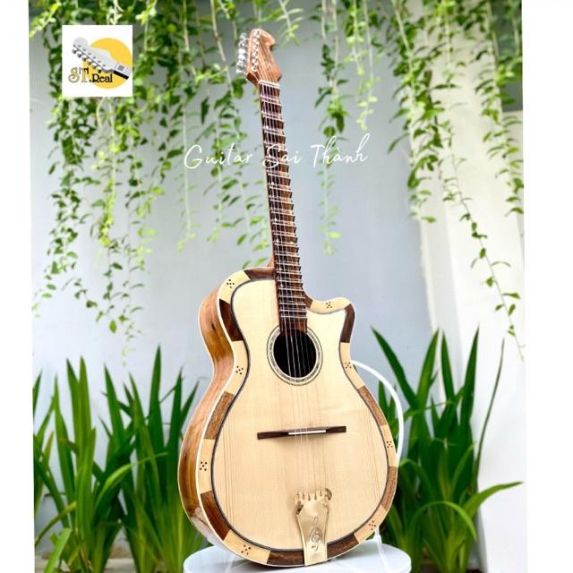 Đàn guitar vọng cổ phím lõm ST- VC3 chất gỗ điệp kĩ gia công hoàn thiện 100%.