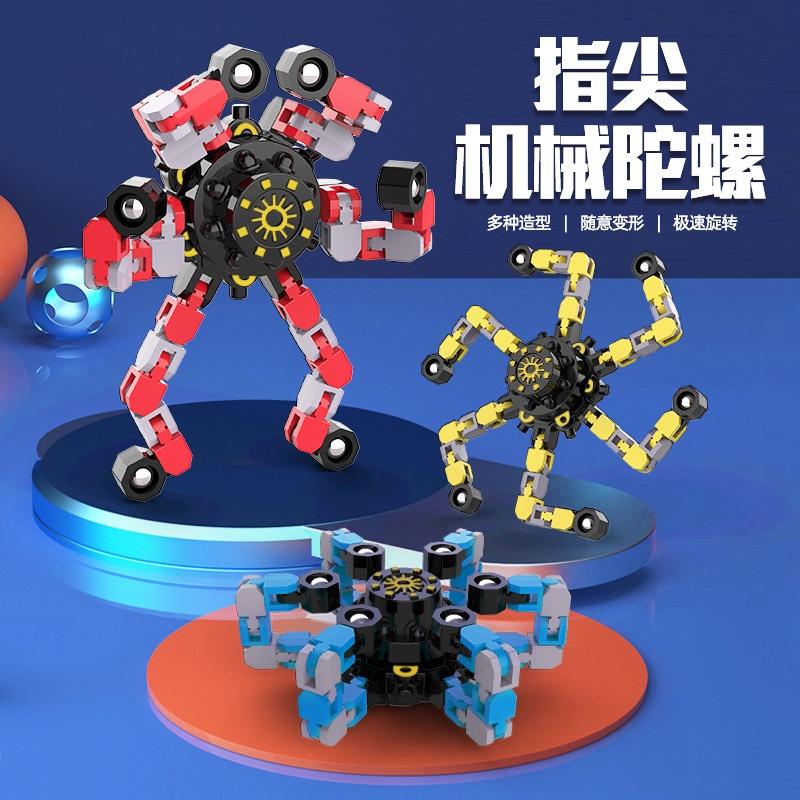 Đồ chơi con quay spinner, Robot biến hình vui nhộn phát triển tư duy cho bé