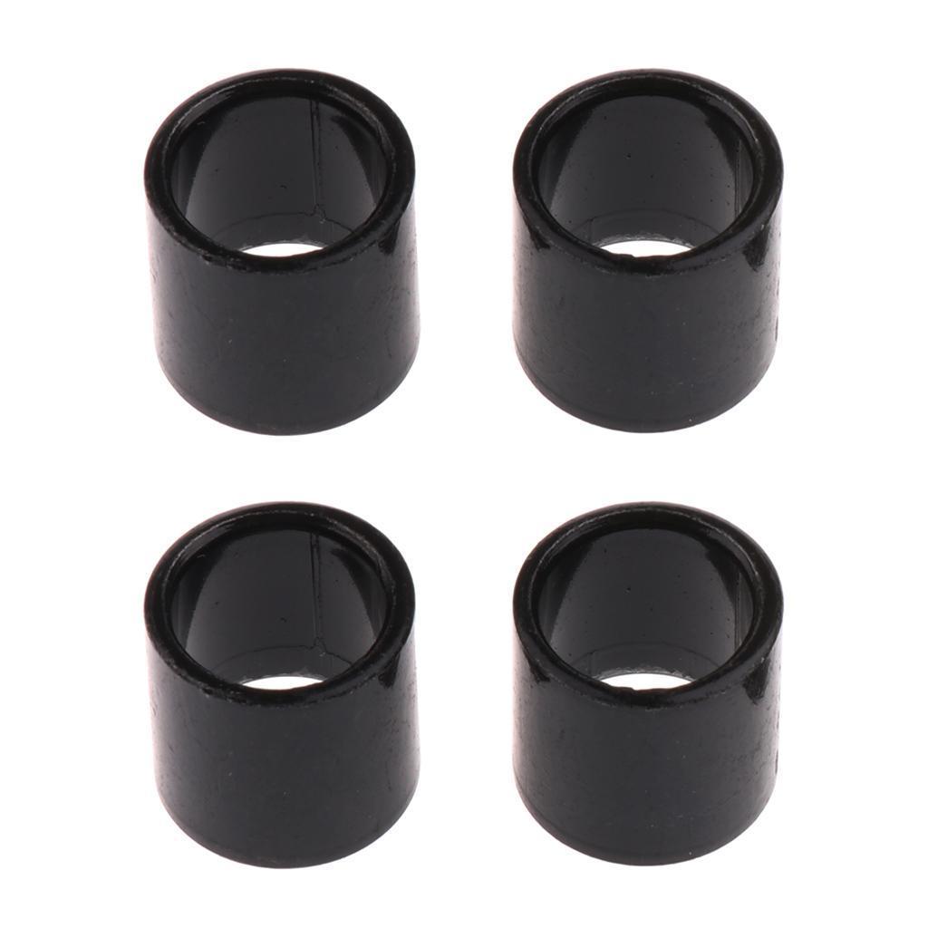 12 Pieces Metal Longboard Skateboard Bearing Spacers Hardware Accessories 10mm x 10mm
