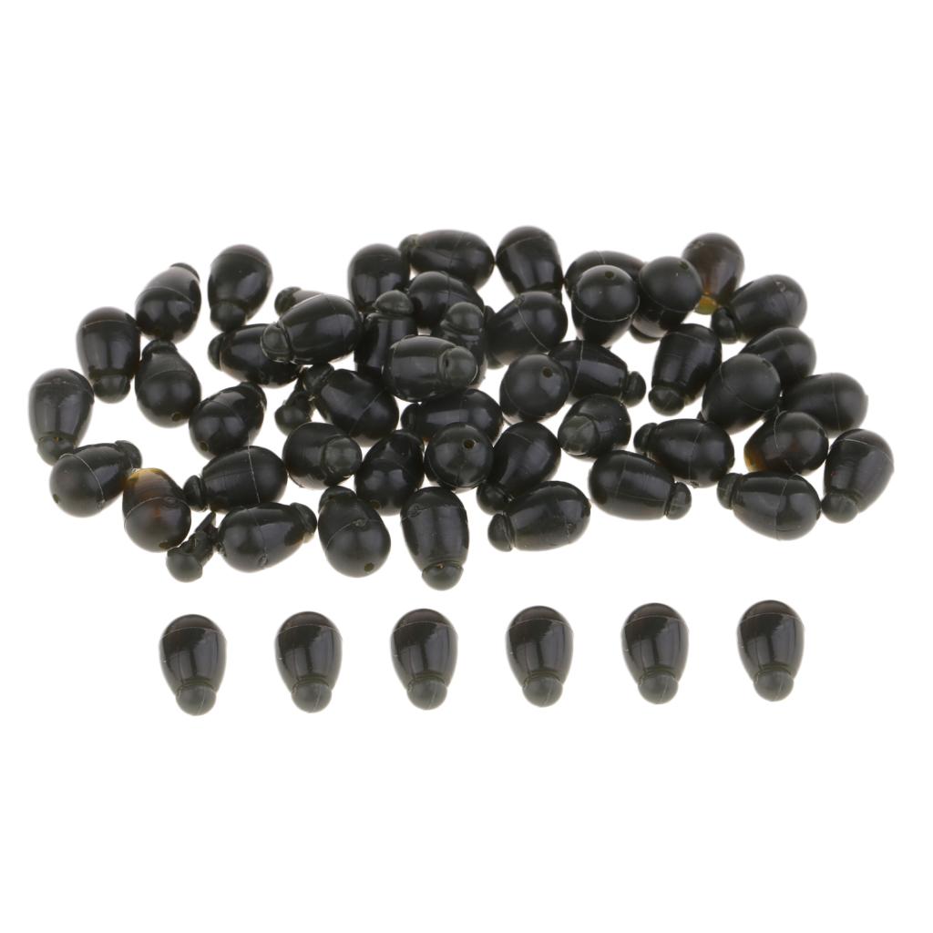 50x Quick Change Beads Hooklength Carp Terminal Tackle Method Feeder Fishing