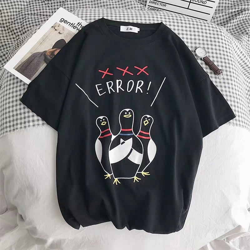 Áo Thun unisex Form Rộng Tay Lỡ, Áo Thun Form Rộng - Free Size