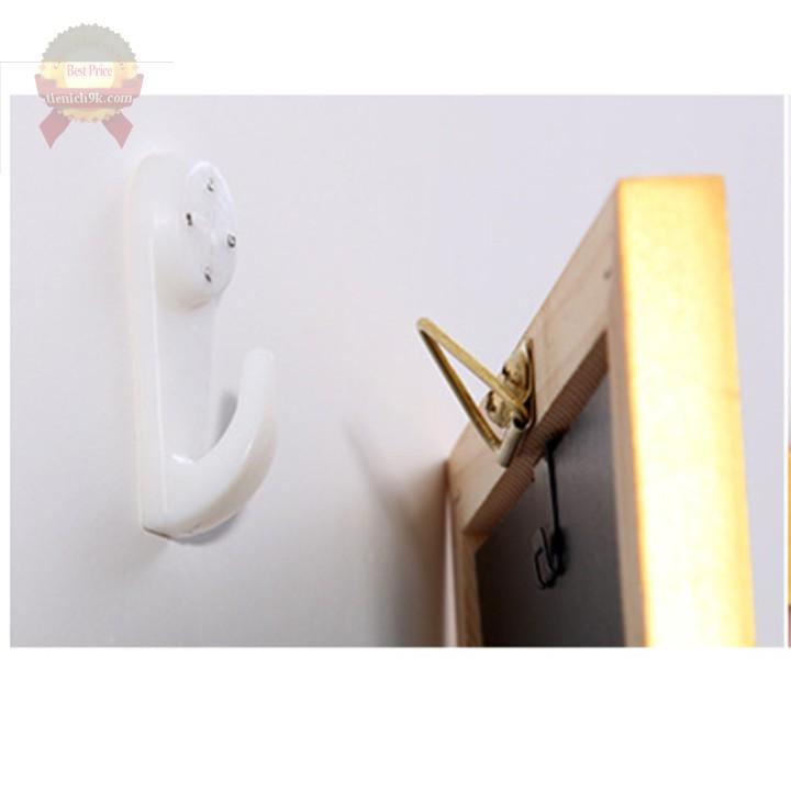 Móc treo đồ nhà tắm phòng bếp đóng đinh chịu lực thép không gỉ để quần áo chìa khóa khăn lau dao thớt gắn tường đa năng