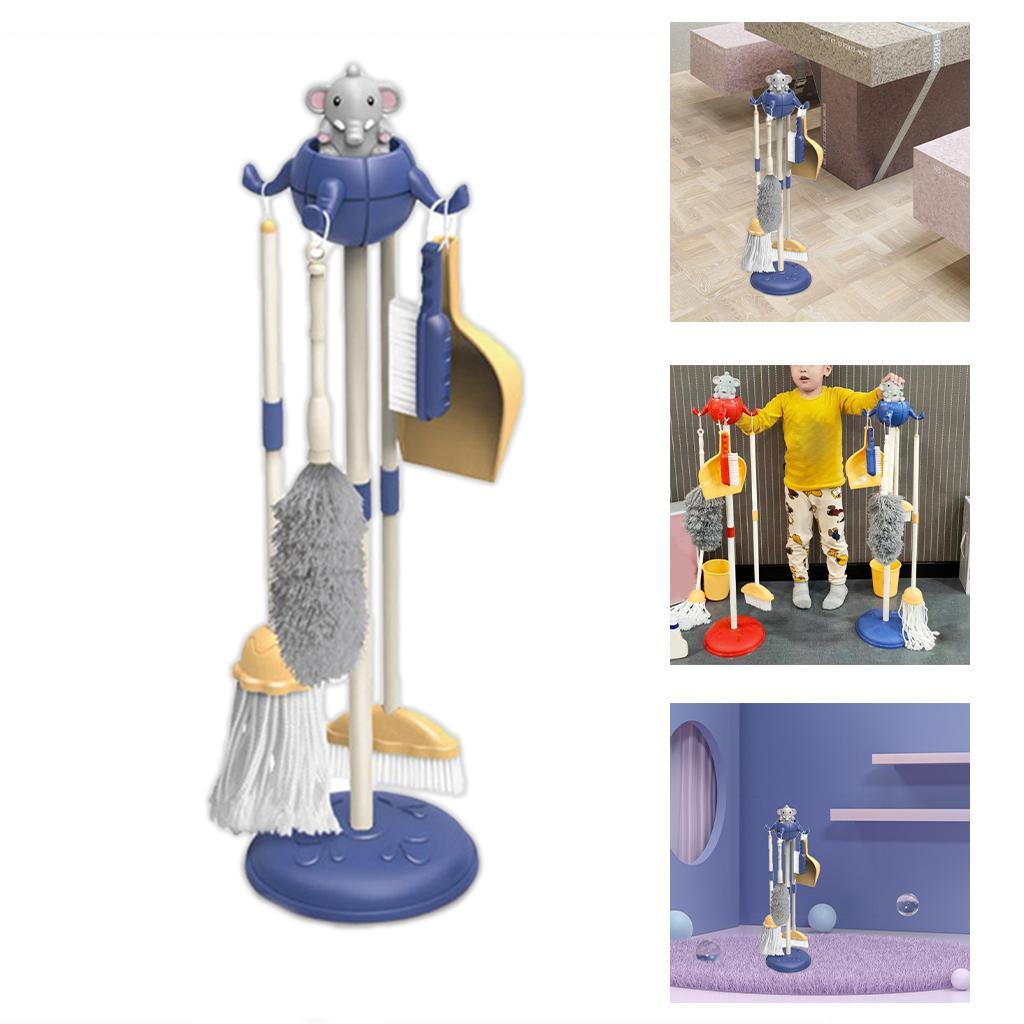 Elephant Kids Cleaning Toy Set Pretend Play Household Cleaning Tools