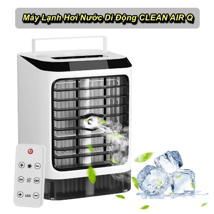 Quạt Hơi Nước Di Động CLEAN AIR Có Remote Điều Khiển Từ Xa - Home Decor Furniture