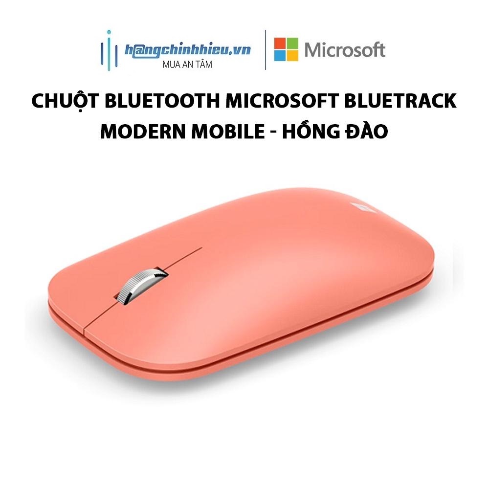 Chuột Bluetooth Microsoft BlueTrack Modern Mobile - Hồng đào Hàng chính hãng
