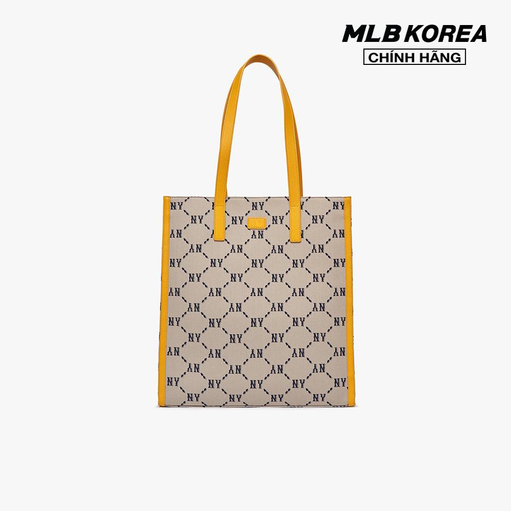 MLB - Túi tote chữ nhật Monogram Diamond Jacquard 3AORM012N