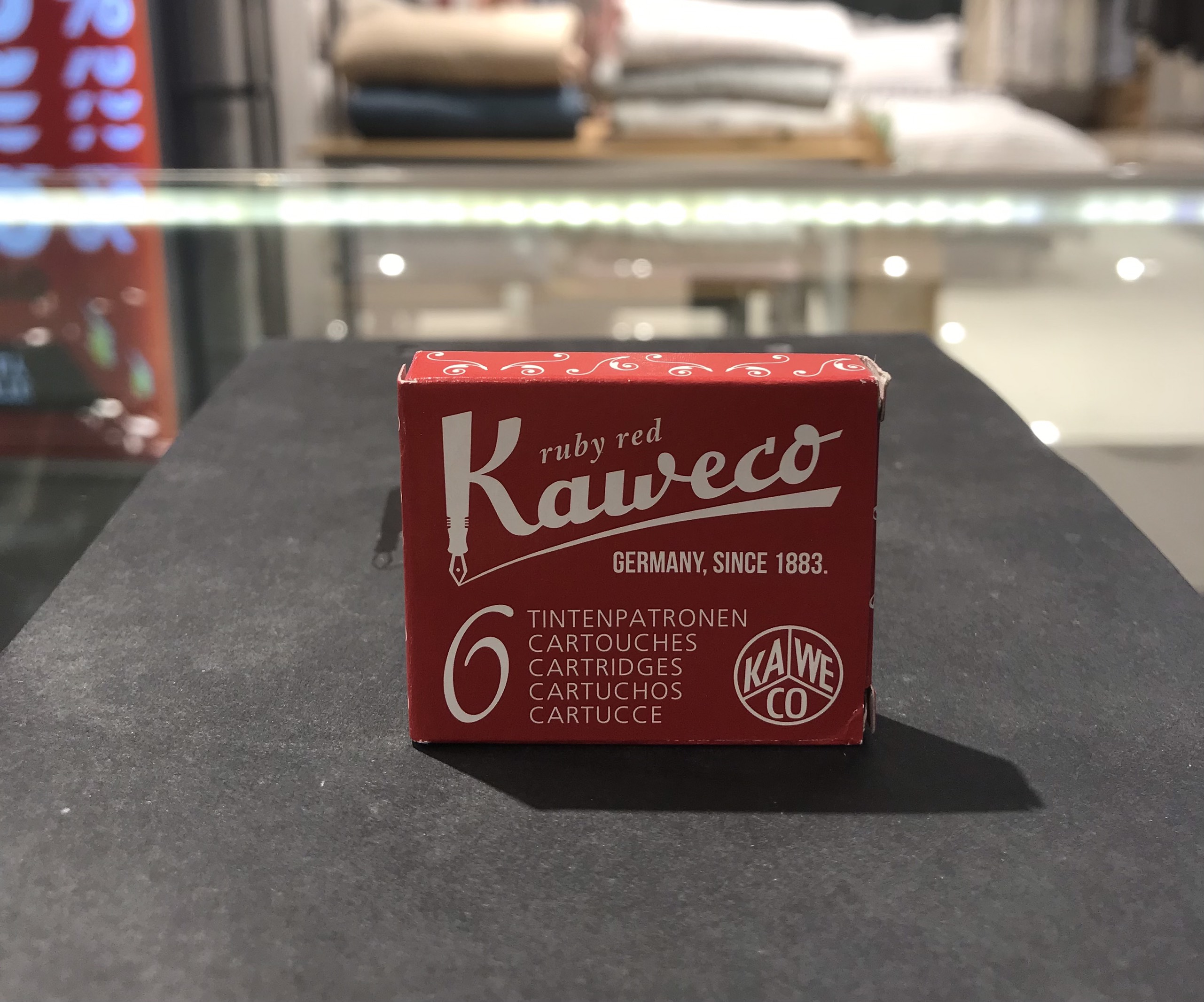 Kaweco vỉ mực 6 ống Ruby Red