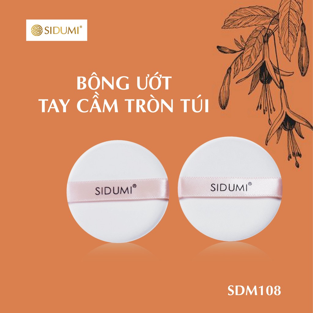 Bông Ướt Tay Cầm Tròn Sidumi 02 cái/túi SDM 108