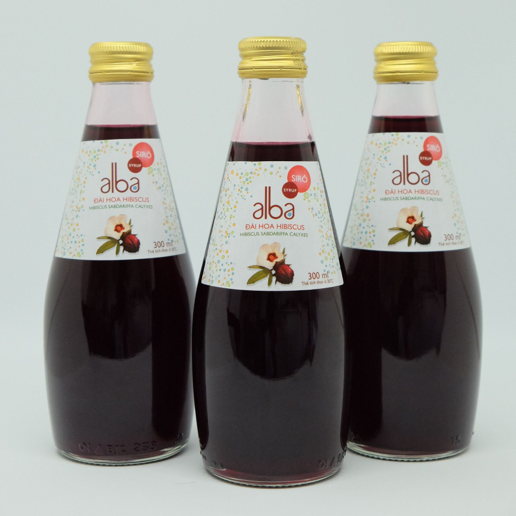 Siro Alba hương vị đài hoa Hibiscus 300ml