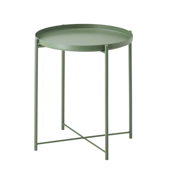 Bàn sofa góc mini nhỏ gọn bàn trà TS TRAY -05 Bàn trà bàn sofa thép sơn tĩnh điện tròn 50 cm hiện đạicó thể để ngoài ban công sân thượng sân vườn Bền đẹp Nội thất CAPTA ở HCM