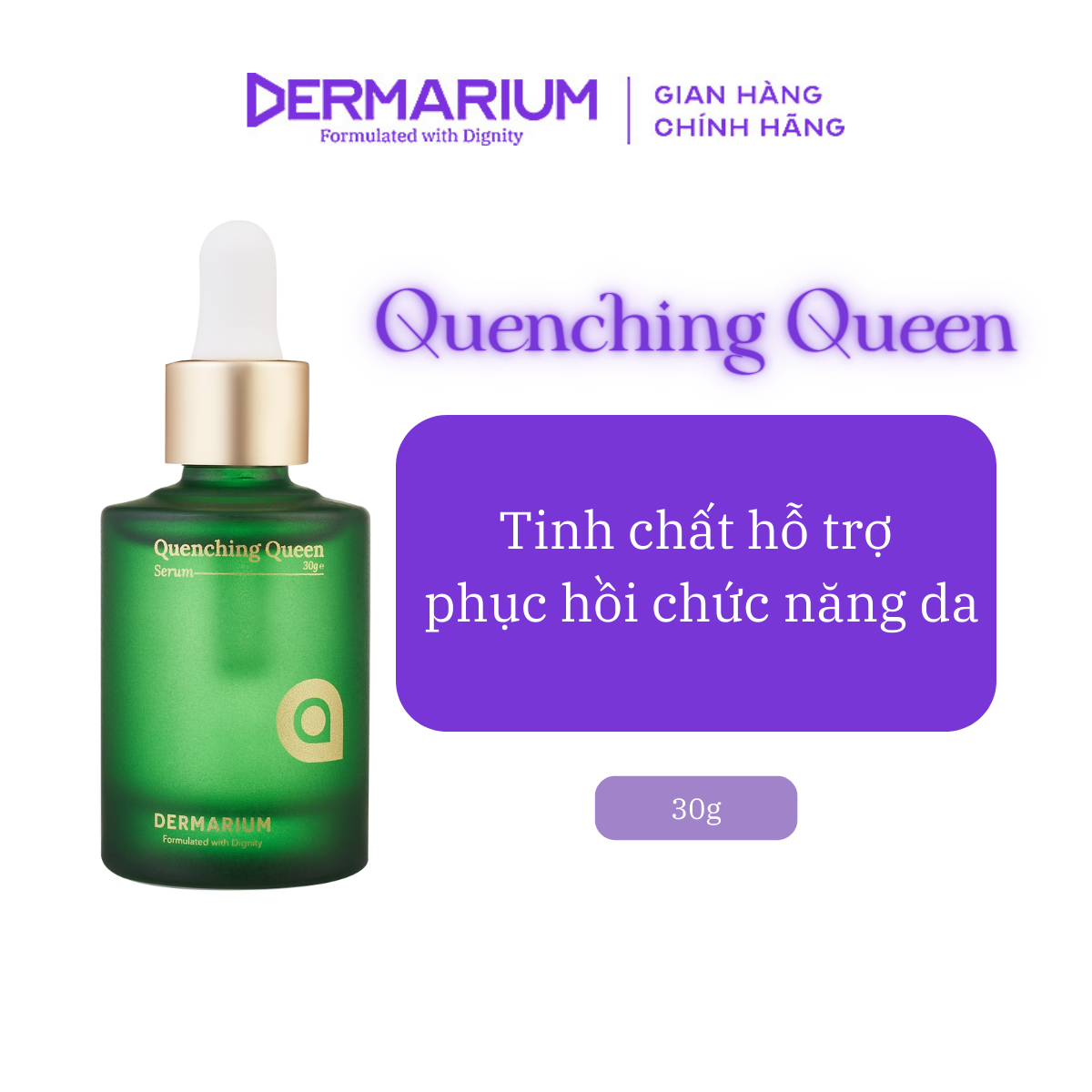 Serum (Tinh Chất) Dưỡng Ẩm Quenching Queen Dermarium