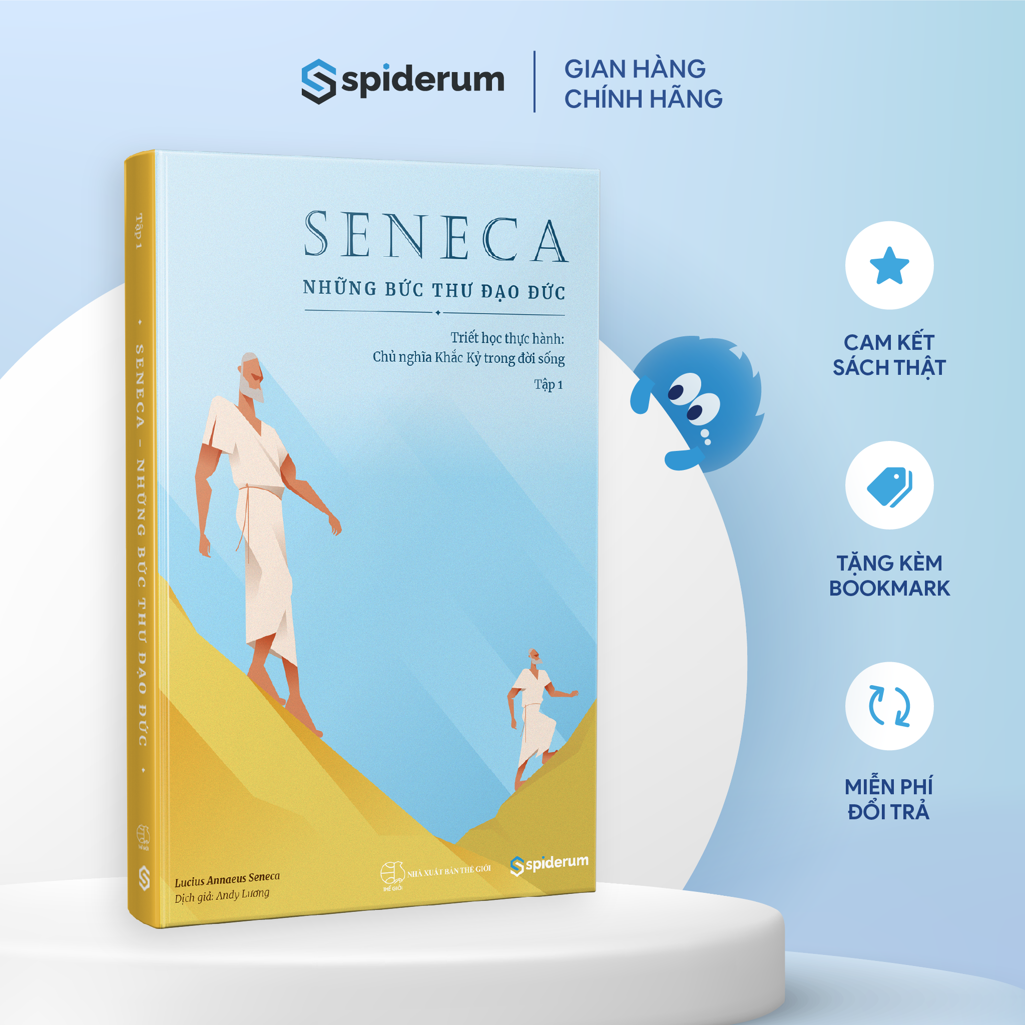 Hình ảnh Sách Seneca: Những Bức Thư Đạo Đức – Chủ nghĩa Khắc kỷ trong đời sống - Tập 1