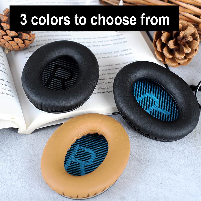 Phụ kiện thay thế miếng đệm tai QC35, Phụ kiện đệm miếng đệm tai thay thế QuietComfort 35 II Tương thích với Bose QC 35 II/QC 35 Màu sắc: Màu xanh be mat LR