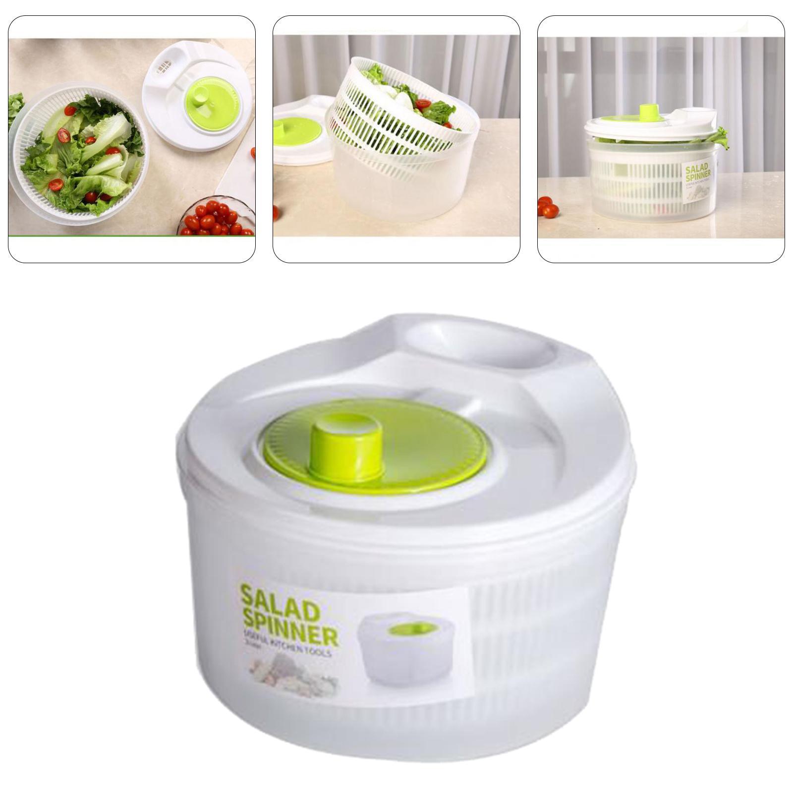 Large Salad 3L Vegetable or Lettuce Dryer Keeper Crisper