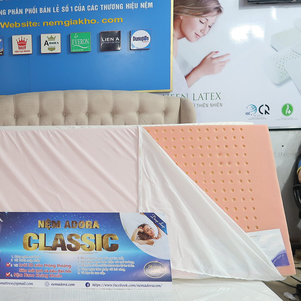 Nẹm Foam Adora Classic gấp 3