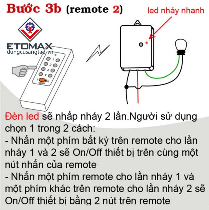 Công tắc điều khiển từ xa RC5H