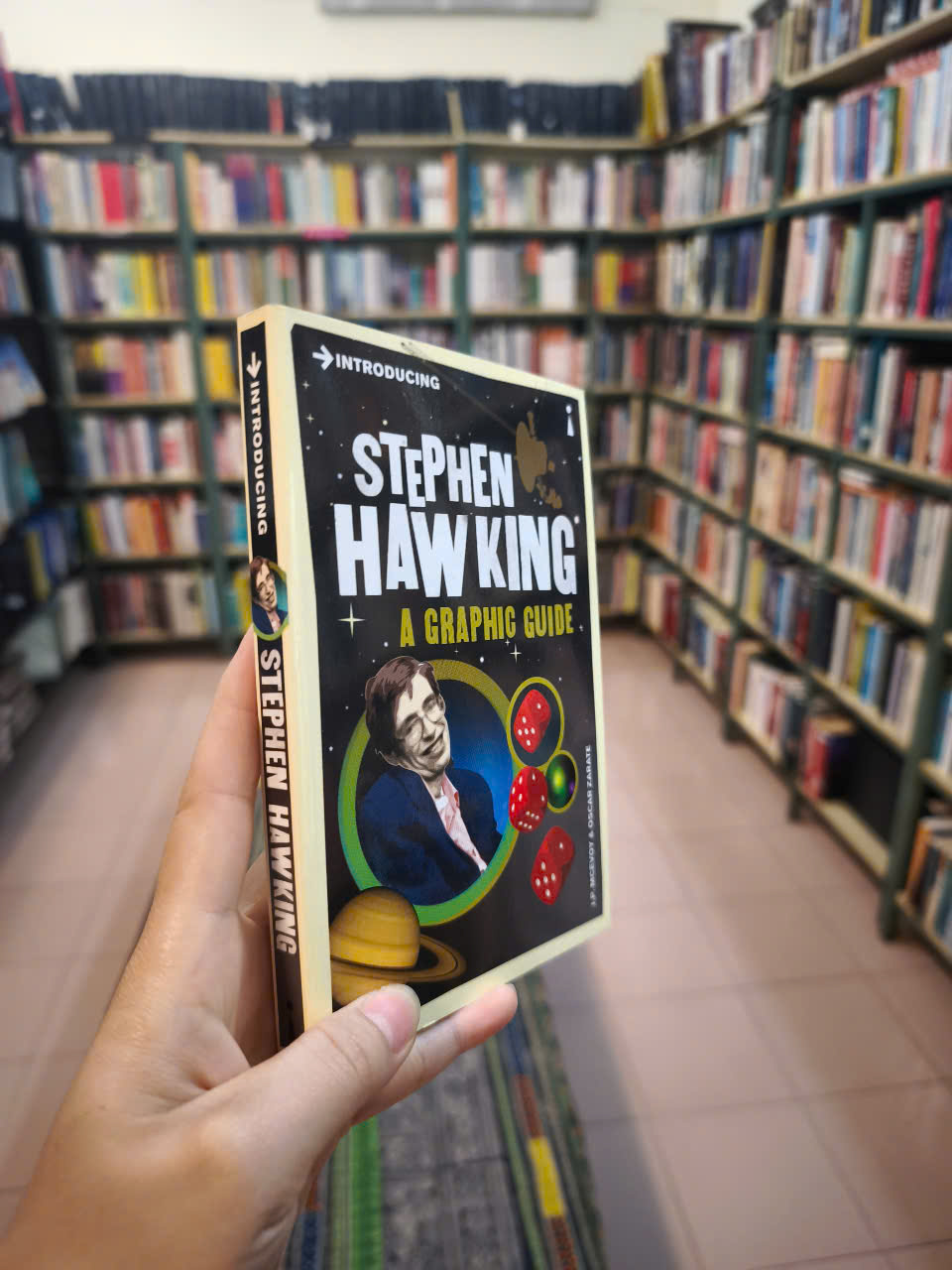 Sách - Introducing Stephen Haw King A Graphic Guide by J.P. McEvoy  - Science/ Nonfiction /Biography