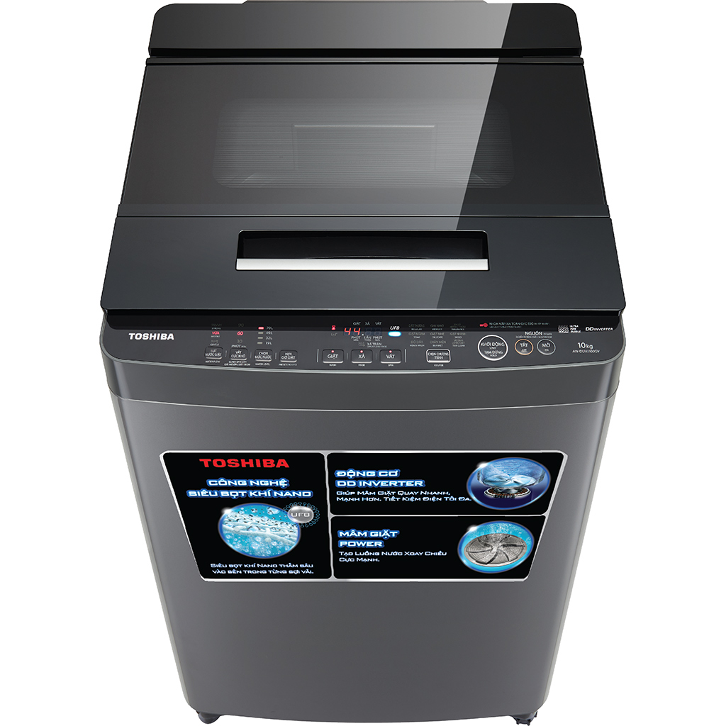 Máy Giặt Toshiba 10 Kg AW-DUH1100GV(DS) - Hàng Chính Hãng - Chỉ Giao Hồ Chí Minh