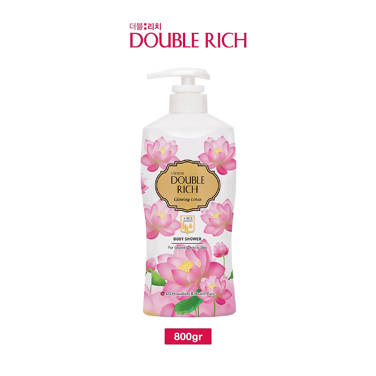 Sữa tắm Double Rich hương hoa chiết xuất từ thiên nhiên 800ml