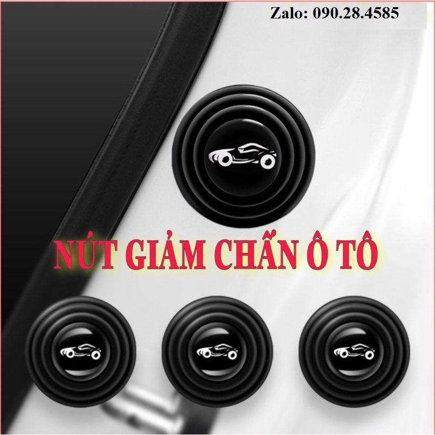 Nút giảm chấn đàn hổi silicone ô tô chống sốc cửa, đệm cao su chống va đập bảo vệ cửa, capo, cốp xe oto