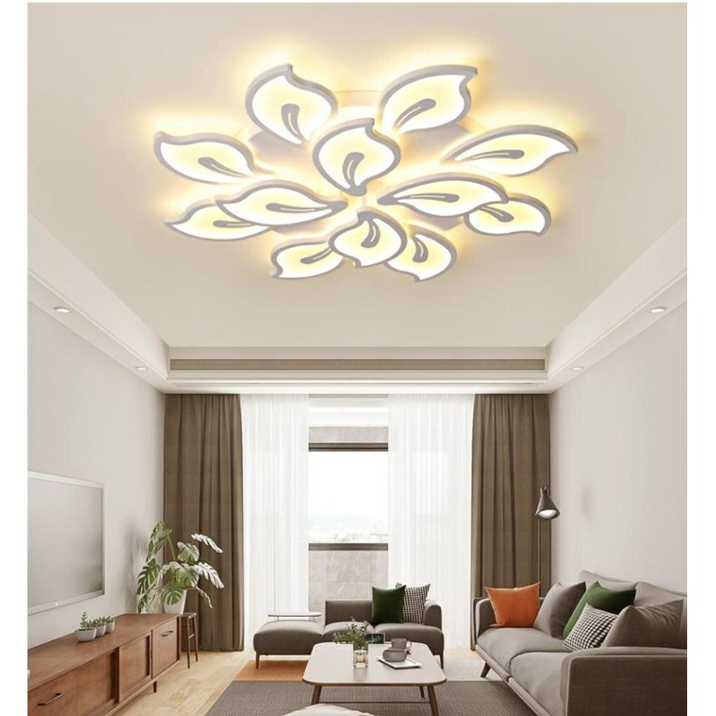 Đèn trần trang trí nội thất Led KK55 3 chế độ sáng - có điều khiển từ xa tiện dụng