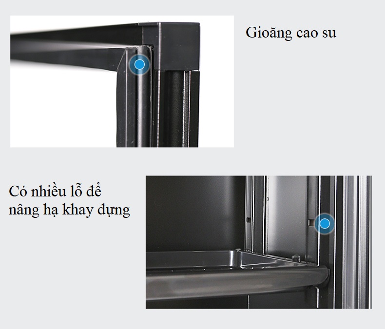 Tủ chống ẩm DryCabi AD-080, 80 lít - Hàng chính hãng